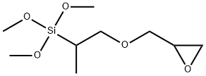 실란,트리메톡시1-메틸-2-(옥시라닐메톡시)에틸- 구조식 이미지