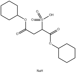 DICYCLOHEXYL SULFOSUCCINATE SODIUM SALT Structure