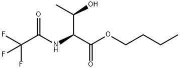 N-(Trifluoroacetyl)-L-threonine butyl ester Structure