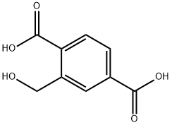 1,4-Benzenedicarboxylic acid, 2-(hydroxymethyl)- Structure