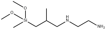 N-[3-(디메톡시메티시릴)-2-메틸프로필]-1,2-에탄디아민(CAS No. 23410-40-4) 구조식 이미지