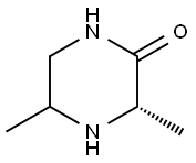 피페라지논,3,5-디메틸-,(3S)-(9CI) 구조식 이미지