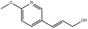 2-Propen-1-ol,3-(6-methoxy-3-pyridinyl)-,(2E)-(9CI) 구조식 이미지