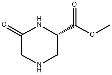 2-피페라진카르복실산,6-옥소-,메틸에스테르,(2S)-(9CI) 구조식 이미지