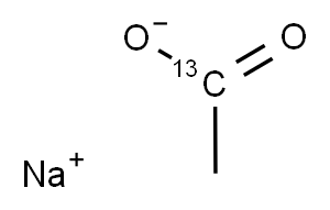 ACETIC-1-13C ACID, SODIUM SALT Structure