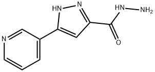 5-(Pyridin-3-yl)-1H-pyrazole-3-carbohydrazide ,97% 구조식 이미지