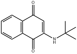 2-(tert-Butylamino)-1,4-naphthoquinone Structure