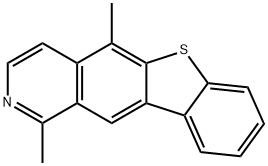 1,5-Dimethyl[1]benzothieno[2,3-g]isoquinoline Structure