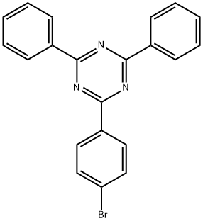 2-(4-bromophenyl)-4,6-diphenyl-1,3,5-triazine Structure