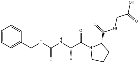 Z-ALA-PRO-GLY-OH Structure