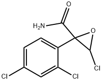 3-Chloro-2-(2,4-dichlorophenyl)oxirane-2-carboxamide Structure