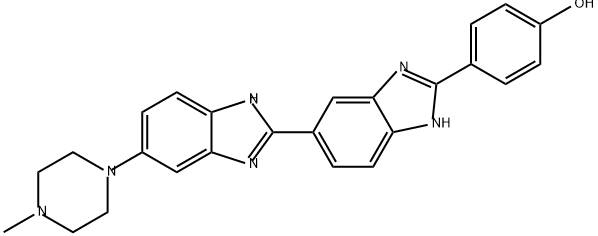 HOECHST 33258 구조식 이미지