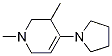 Pyridine, 1,2,3,6-tetrahydro-1,3-dimethyl-4-(1-pyrrolidinyl)- 구조식 이미지