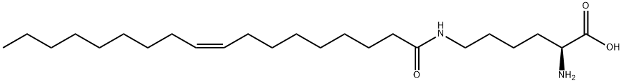 N6-oleoyl-L-lysine  Structure