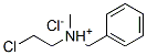 benzyl-(2-chloroethyl)-methyl-azanium chloride 구조식 이미지