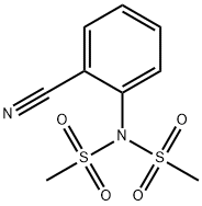 2-[Bis(Methylsulfonyl)aMino]benzonitrile 구조식 이미지