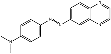 6-[[p-(Dimethylamino)phenyl]azo]quinoxaline Structure