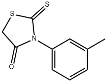 3-(3-메틸페닐)-2-설파닐리덴-티아졸리딘-4-온 구조식 이미지