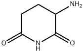 3-aminopiperidine-2,6-dione 구조식 이미지