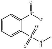 N-Methyl-2-nitrobenzenesulphonamide Structure