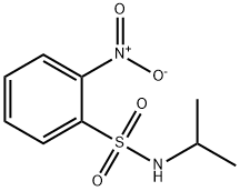 N-ISOPROPYL-2-NITROBENZENESULPHONAMIDE Structure