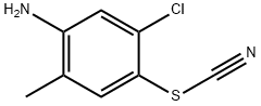 5-Chloro-2-methyl-4-thiocyanatoaniline Structure