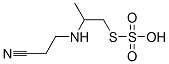 티오황산S-[2-[(2-시아노에틸)아미노]-2-메틸에틸]에스테르 구조식 이미지