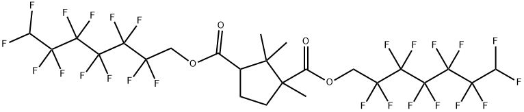 BIS(1H,1H,7H-PERFLUOROHEPTYL)DICAMPHORATE 구조식 이미지