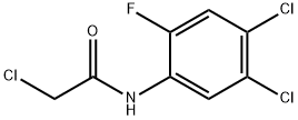 2'-Fluoro-2,4',5'-trichloroacetanilide Structure