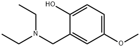 2-(diethylaminomethyl)-4-methoxy-phenol Structure