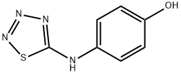 p-(1,2,3,4-thiatriazol-5-ylamino)phenol Structure