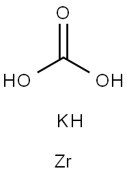 carbonic acid potassium zirconium salt  Structure