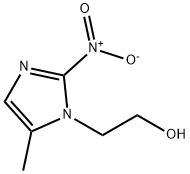 2-니트로-5-메틸-1H-이미다졸-1-에탄올 구조식 이미지