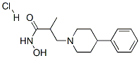 2-methyl-3-(4-phenylpiperidino)propionohydroxamic acid.HCl Structure