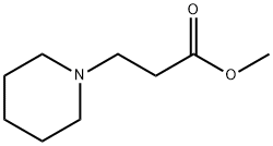 METHYL 3-(PIPERIDIN-1-YL)PROPANOATE 구조식 이미지