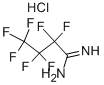 Heptafluorobutyrylamidine HCl Structure