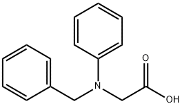 글리신,N-페닐-N-(페닐메틸)- 구조식 이미지
