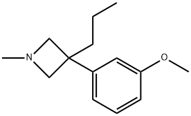 3-(m-메톡시페닐)-1-메틸-3-프로필아제티딘 구조식 이미지