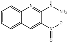 2-hydrazino-3-nitroquinoline Structure