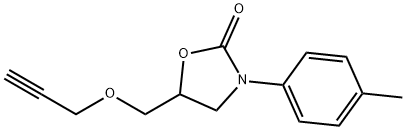 3-(4-Methylphenyl)-5-[(2-propynyloxy)methyl]-2-oxazolidinone Structure