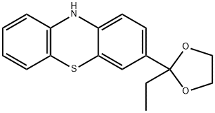 2-ETHYL-2-(FENOTHIAZIN-3-YL)-DIOXALANE Structure