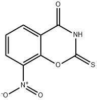 8-Nitro-2-thio-2H-1,3-benzoxazine-2,4(3H)-dione 구조식 이미지