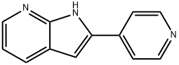 2-(4-피리딜)-1H-피롤로[2,3-b]피리딘 구조식 이미지