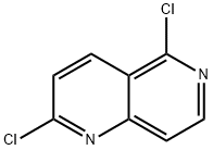 1,6-나프티리딘,2,5-디클로로- 구조식 이미지