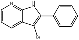 3-Bromo-2-phenyl-1H-pyrrolo[2,3-b]pyridine Structure