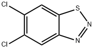 5,6-디클로로-1,2,3-벤조티아디아졸 구조식 이미지