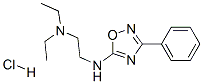 N,N-디에틸-N'-(3-페닐-1,2,4-옥사디아졸-5-일)에틸렌디아민모노염산염 구조식 이미지