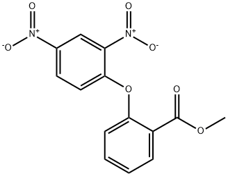 메틸2-(2,4-디니트로페녹시)벤조에이트 구조식 이미지