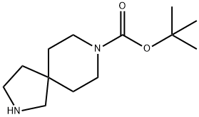 2,8-DIAZA-SPIRO[4.5]DECANE-8-CARBOXYLIC ACID TERT-BUTYL ESTER 구조식 이미지