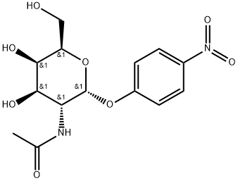 P-нитрофенил 2-ACETAMIDO-2-DEOXY-ALPHA-D-GALACTOPYRANOSIDE структурированное изображение